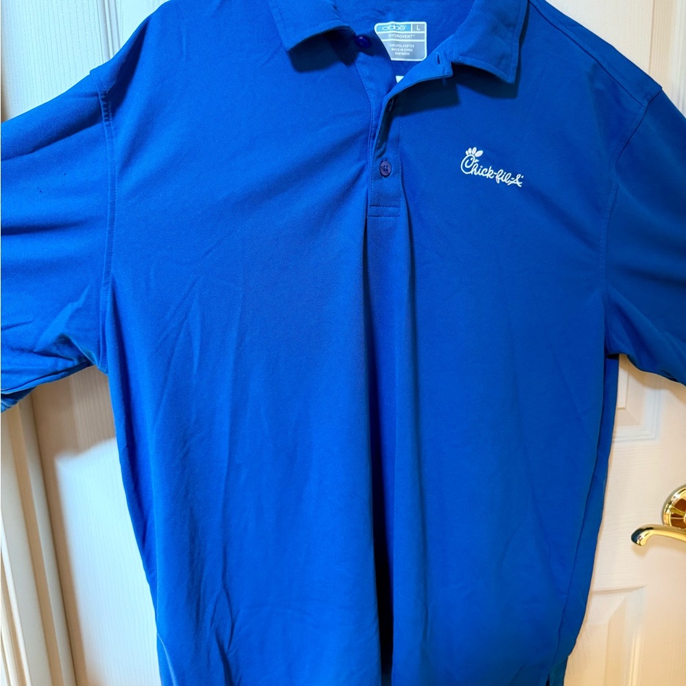 Royal Blue Chick-Fil-A Polo Shirt